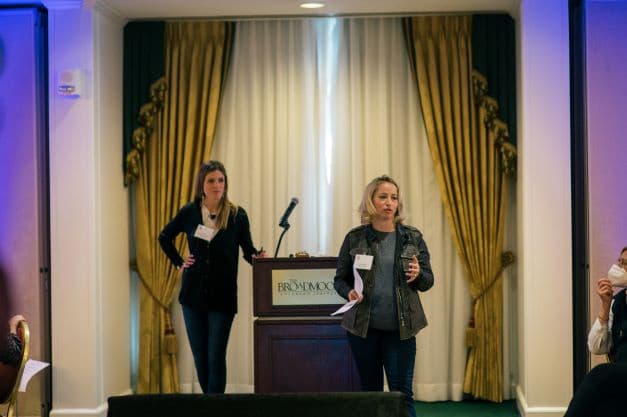 White River Strategy Senior Consultant Devanie Hopfenbeck ('12) and Founder and CEO Amy Humble ('07)